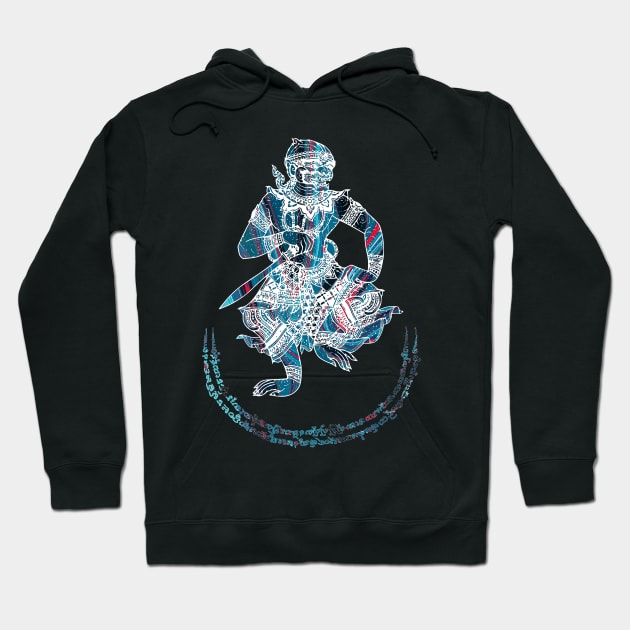 Thailand Hanuman - Figure Of Spiritual Good Fortune Hoodie by VintCam